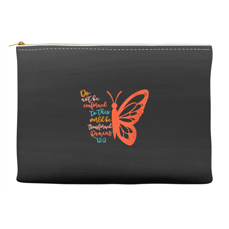 Womens Do Not Be Conformed To This World Be Transformed Romans 122 V-n Accessory Pouches | Artistshot