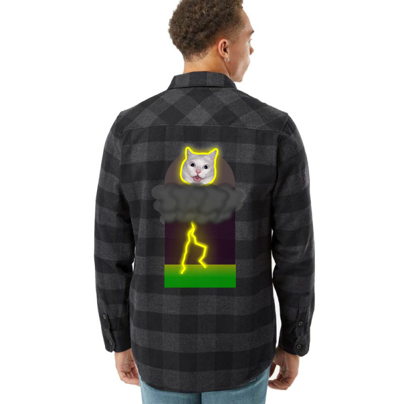 Cat Lightning Memet Flannel Shirt by CAMMIGRAHAM | Artistshot