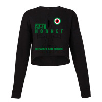 F 18 Hornet Luftwaffe Von Kuwait Cropped Sweater | Artistshot