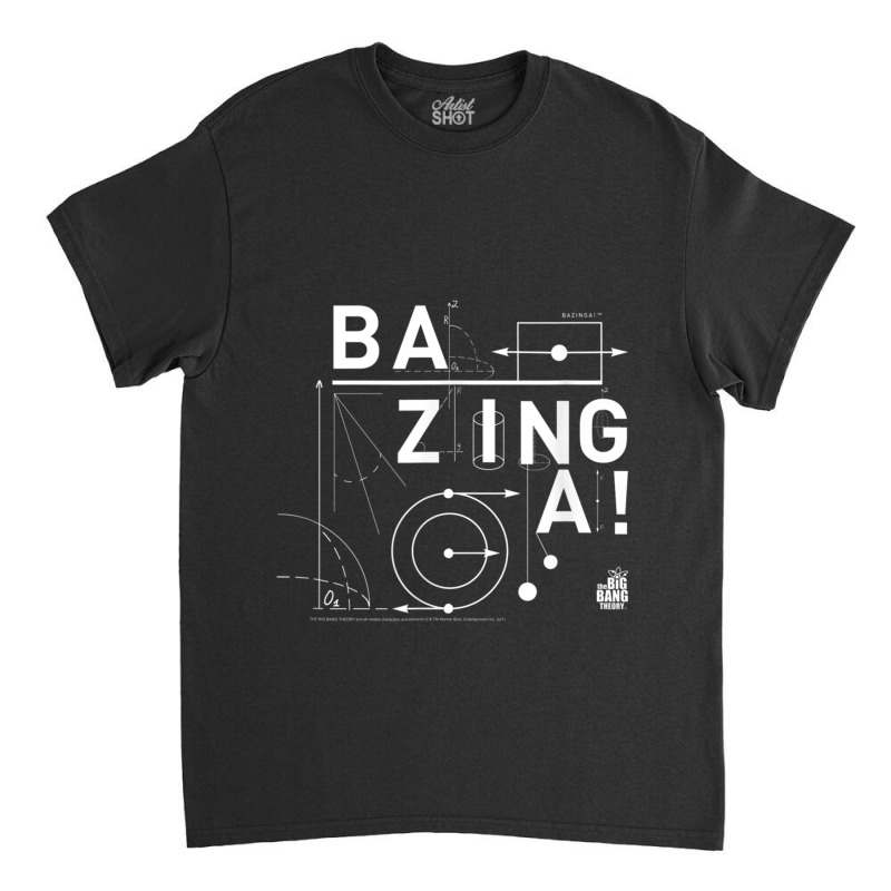 The Big Bang Theory Mathematical Bazinga! Classic T-shirt | Artistshot