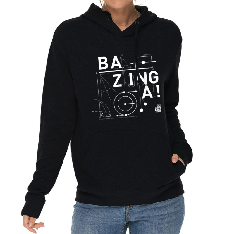 The Big Bang Theory Mathematical Bazinga! Lightweight Hoodie | Artistshot