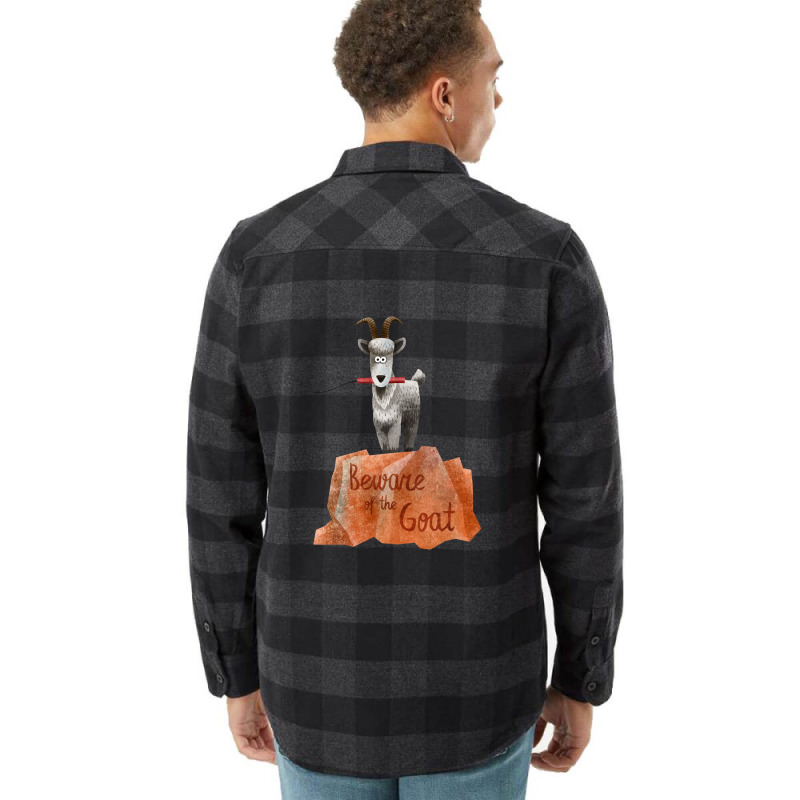 Big Thunder Mountain Railroad Train  Beware Of The Goat   Dynamite Is  Flannel Shirt | Artistshot