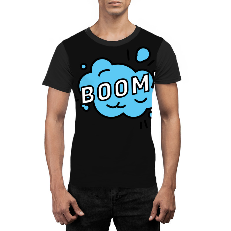 Boom Speech Bubble Graphic T-shirt | Artistshot