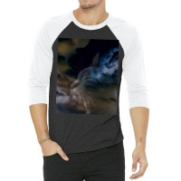 Cat Lightning Of A Cute Tabby Cat Amongst The Dark Clouds And Thunder  3/4 Sleeve Shirt | Artistshot