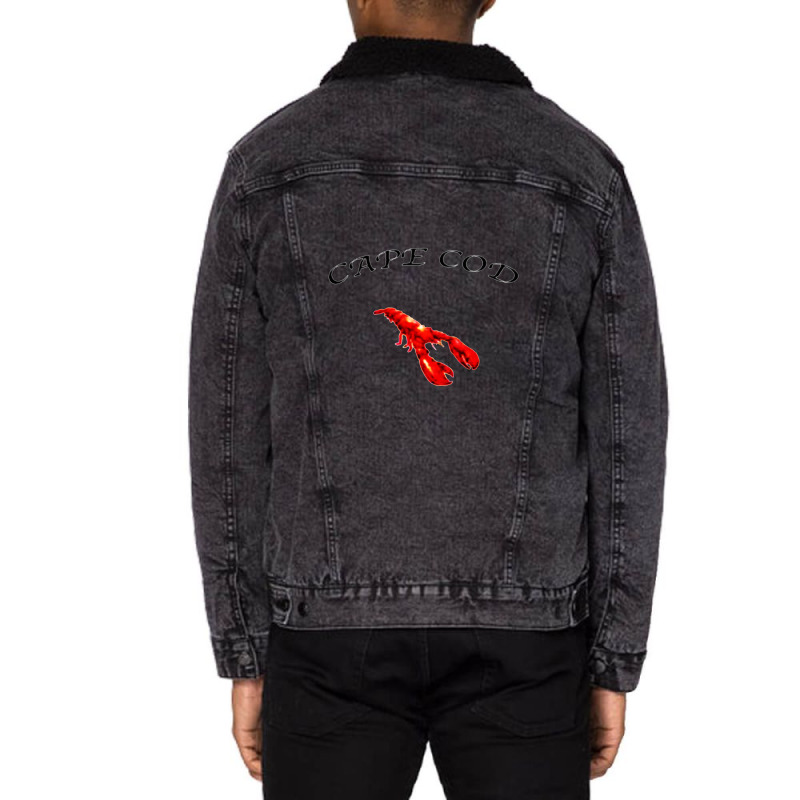 Red Lobster Funny Unisex Sherpa-lined Denim Jacket | Artistshot