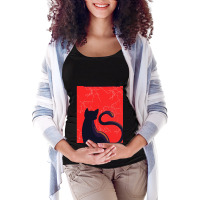 Cat Lightning S Graphic Maternity Scoop Neck T-shirt | Artistshot