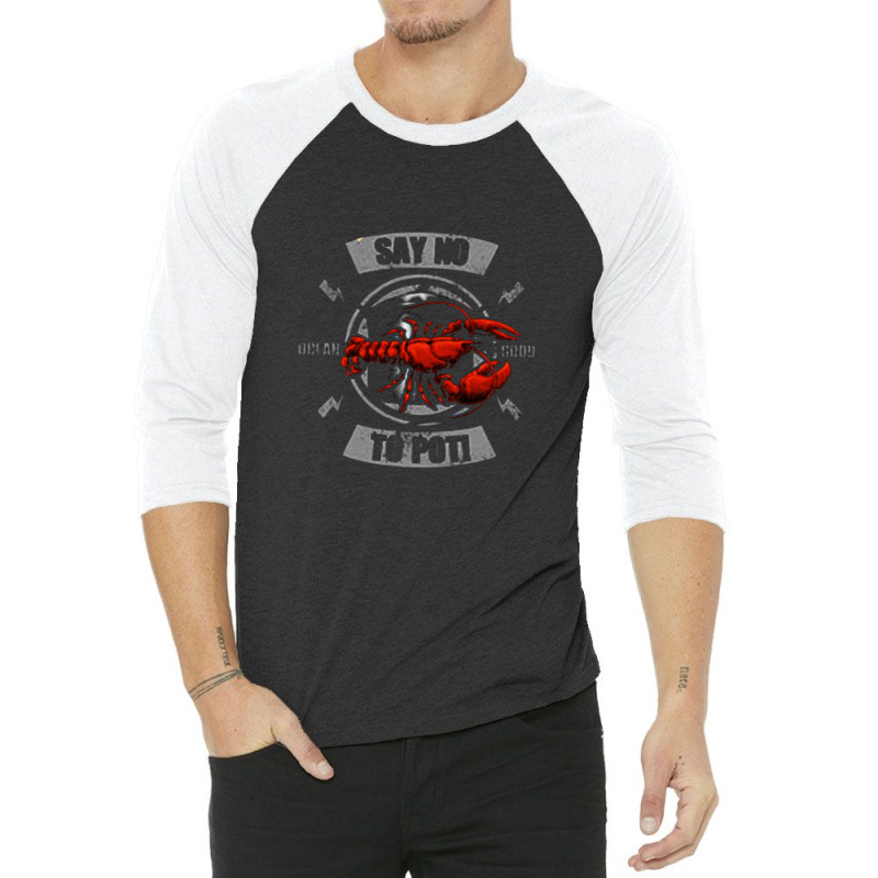 Red Lobster Funny 3/4 Sleeve Shirt | Artistshot