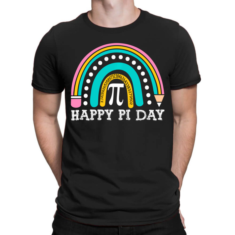 Limited Edition Happy Pi Day Rainbow Math Teacher Boys Girls Pi Day T-shirt | Artistshot