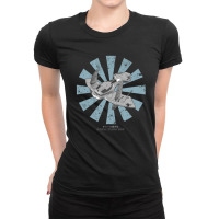 Oneillclass Ship Retro Japanese Stargate Sg1 1 Ladies Fitted T-shirt | Artistshot