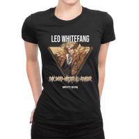 Guilty Gear Strive  Twin Swordwielder Allrounder Leo Whitefang 1 Ladies Fitted T-shirt | Artistshot