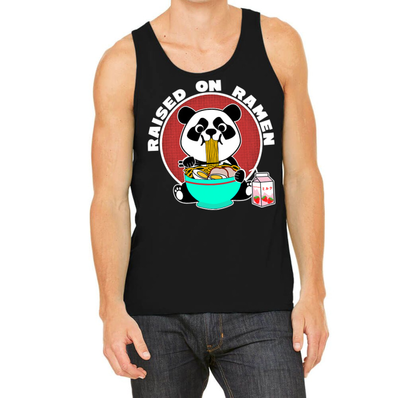 Panda Ramen Strawberry Milk Japanese Tank Top by vikamenkamx | Artistshot