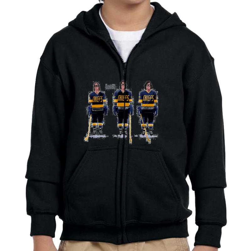 Hanson Brothers - Slap Shot! Youth Zipper Hoodie by LindsayAnnSkog | Artistshot