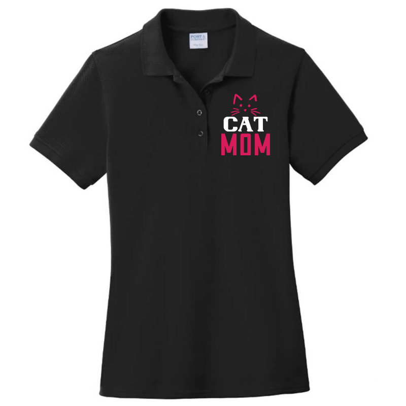 Funny Cat Mom 01 01 Ladies Polo Shirt by CAMMIGRAHAM | Artistshot