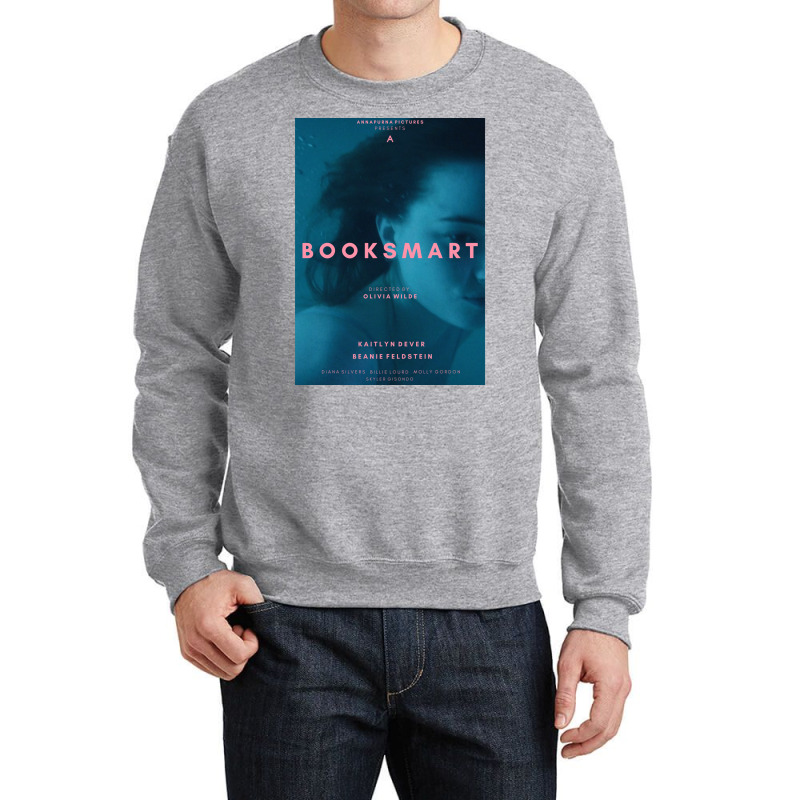 Booksmart Alternative Movie Poster 3 Classic Green Cool Crewneck Sweatshirt by yuhuihyljak | Artistshot