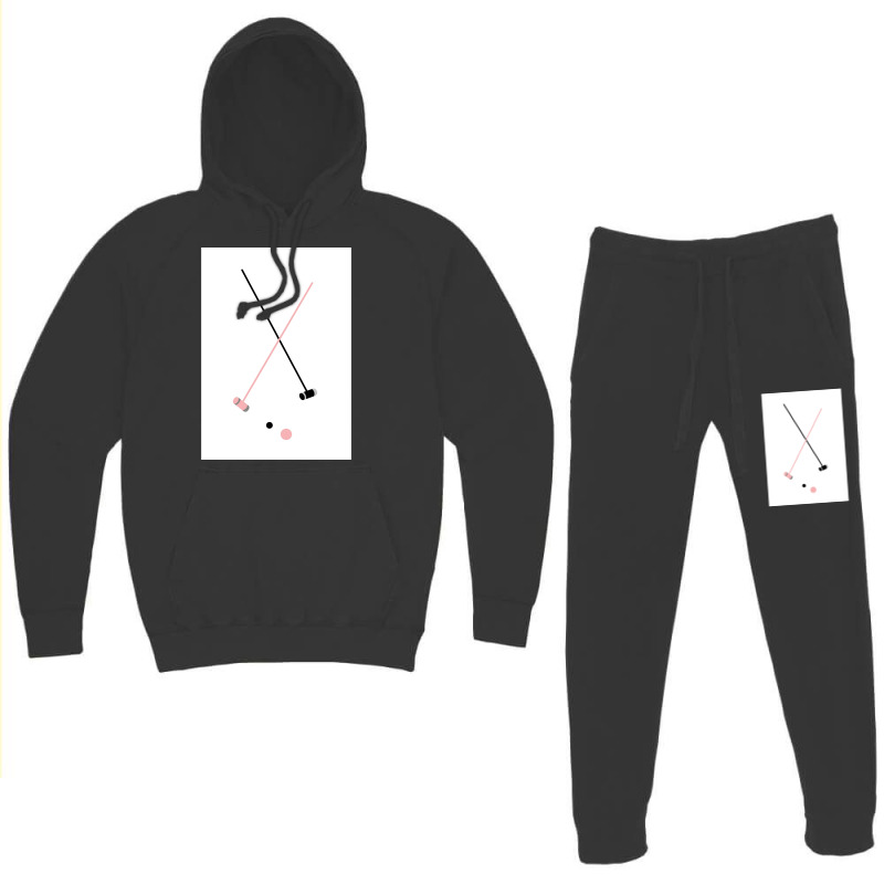 Anthony And Kate Croquet Poster 80s Hoodie & Jogger Set | Artistshot