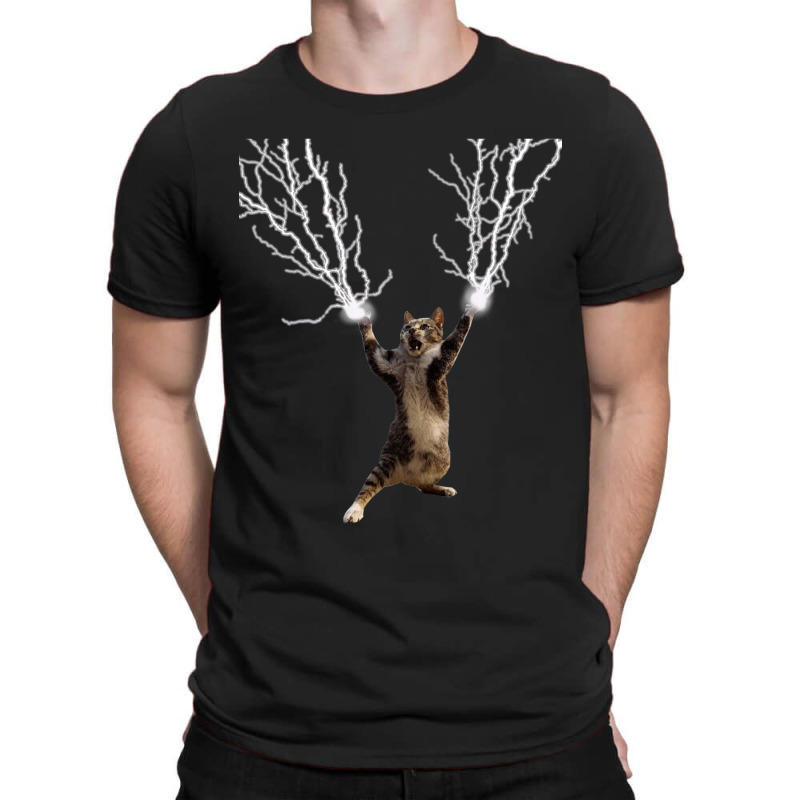 Lightning Cat T-shirt | Artistshot