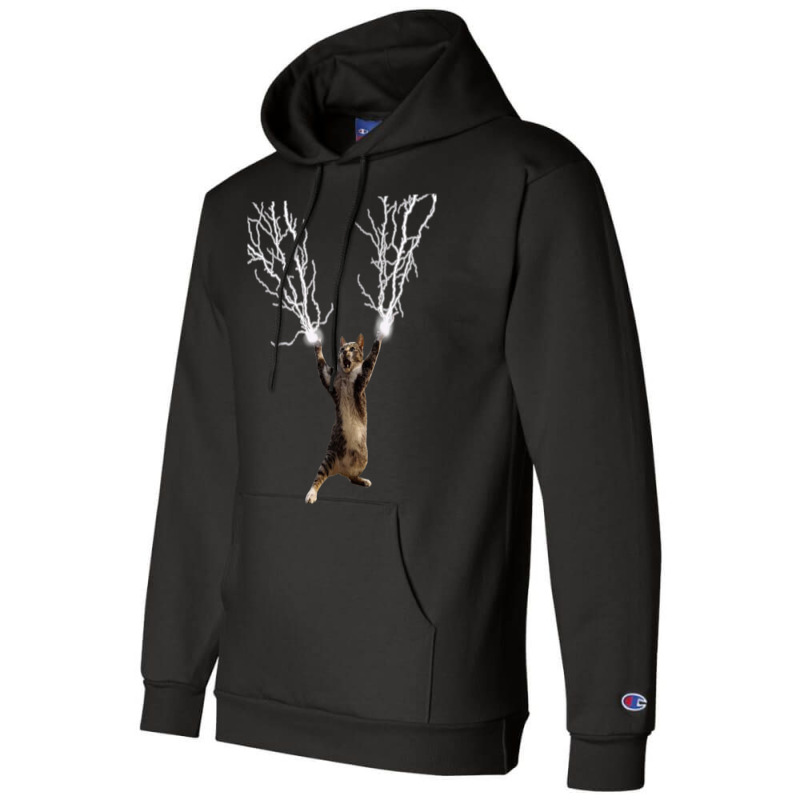 Lightning Cat Champion Hoodie | Artistshot