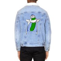 Pickle O Unisex Sherpa-lined Denim Jacket | Artistshot