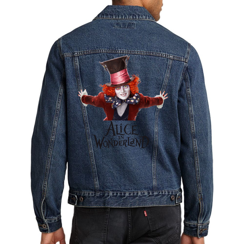 Alice In Wonderland Men Denim Jacket | Artistshot