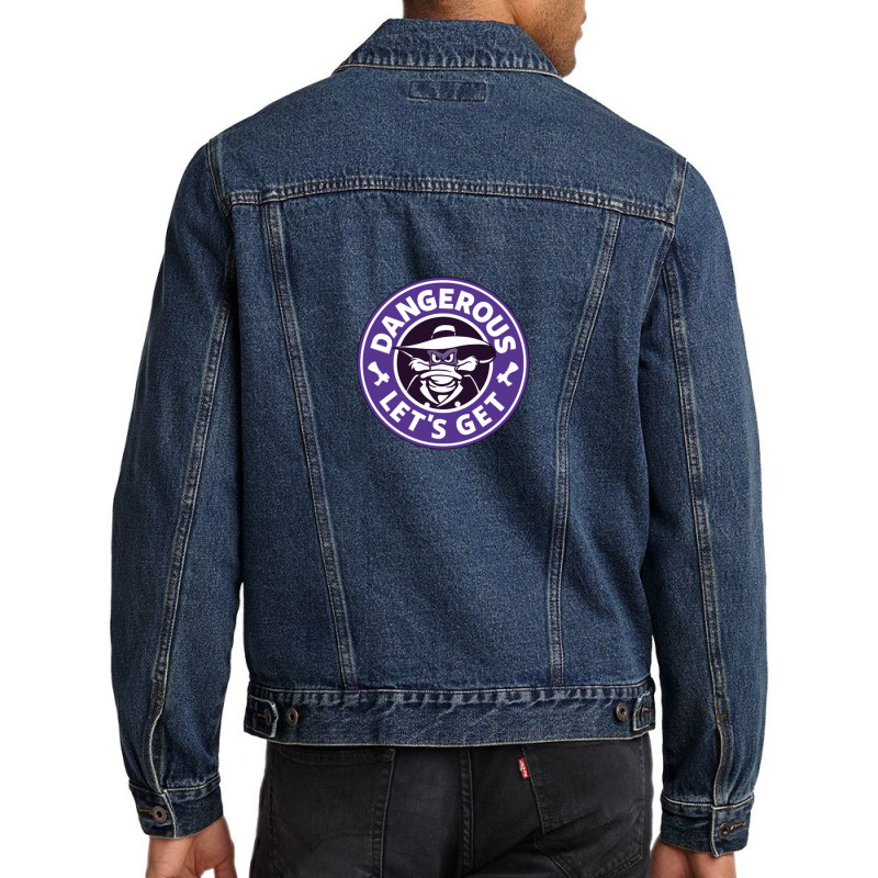 Let's Get Dangerous Funny Anime Wing 10 Men Denim Jacket | Artistshot