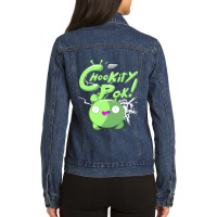 Chookity Pok Ladies Denim Jacket | Artistshot