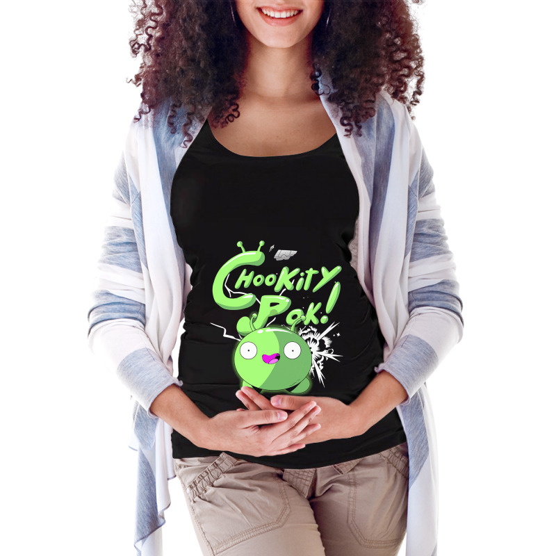 Chookity Pok Maternity Scoop Neck T-shirt by SamAlexanderMcnutt | Artistshot