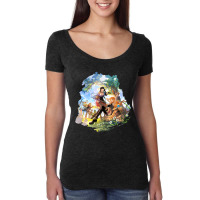 Robin And Nami Women's Triblend Scoop T-shirt | Artistshot