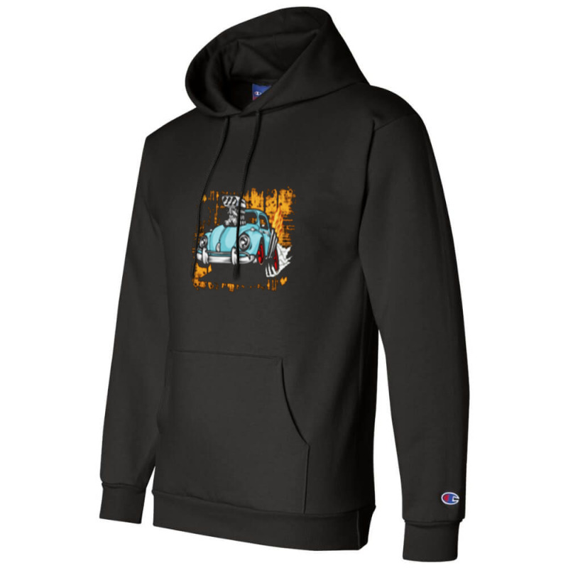 Vw Classic Drag Beetle Champion Hoodie | Artistshot
