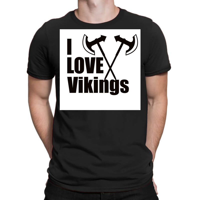 I Love Vikingx27s Shirt Viking  Aesthetic Music T-shirt | Artistshot