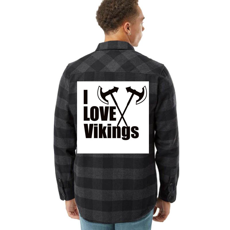 I Love Vikingx27s Shirt Viking  Aesthetic Music Flannel Shirt | Artistshot