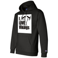 I Love Vikingx27s Shirt Viking  Aesthetic Music Champion Hoodie | Artistshot