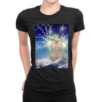 Thunder Cat Graphic Ladies Fitted T-shirt | Artistshot