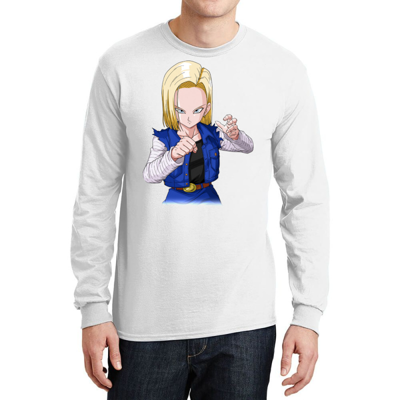 Android 18 Zurini Long Sleeve Shirts | Artistshot