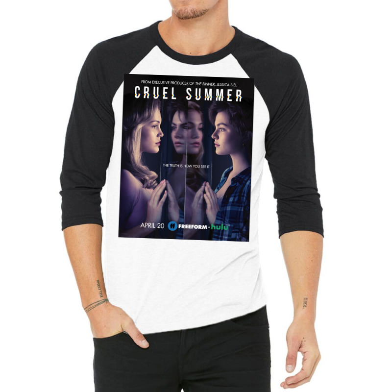 Cruel Summer Poster Summer 3/4 Sleeve Shirt | Artistshot