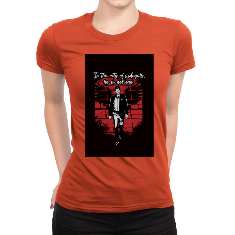 In The City Of Angels Poster 80s Ladies Fitted T-Shirt by devineustisv | Artistshot