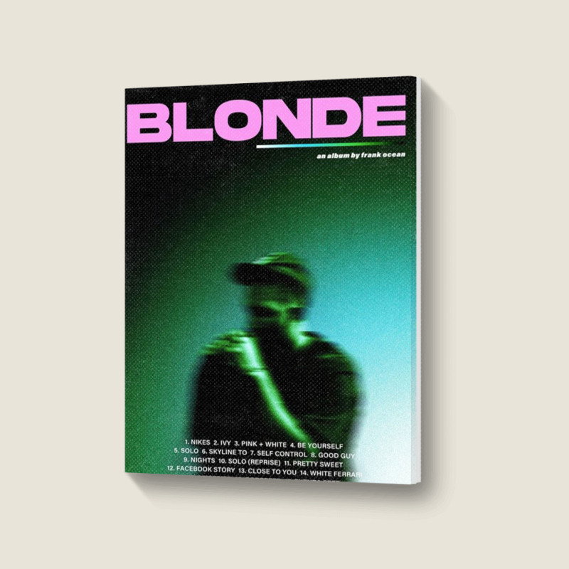 Frank Ocean Blonde Movie Portrait Canvas Print | Artistshot