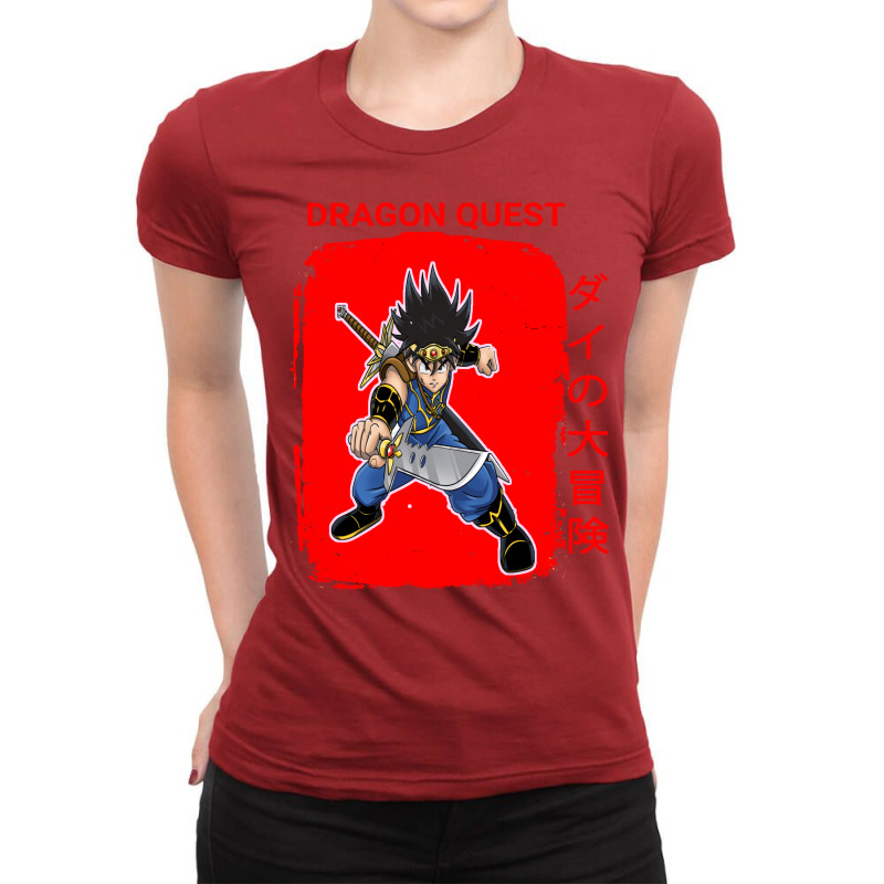 Dai   Dragon Quest Ladies Fitted T-Shirt by revarristalu | Artistshot