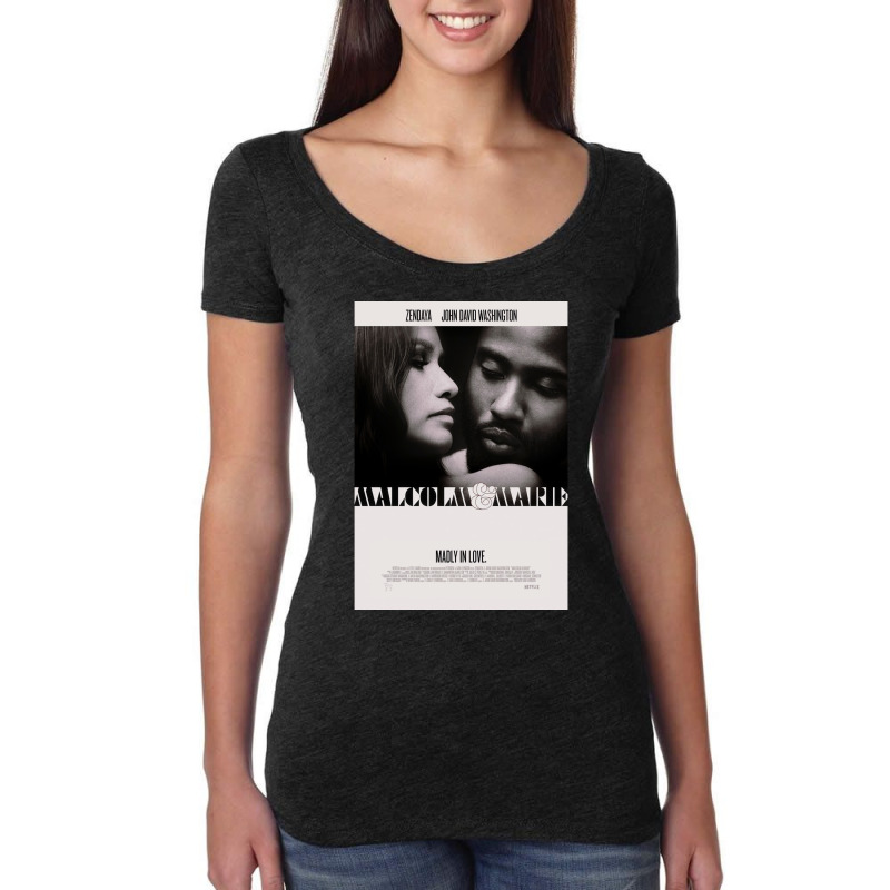 Malcolm And Marie  Movie Poster Classic  Boy Trending Women's Triblend Scoop T-shirt by hoistxtlish6 | Artistshot