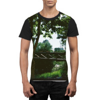 A Bridge In Uppsala, Sweden Premium Stars Graphic T-shirt | Artistshot