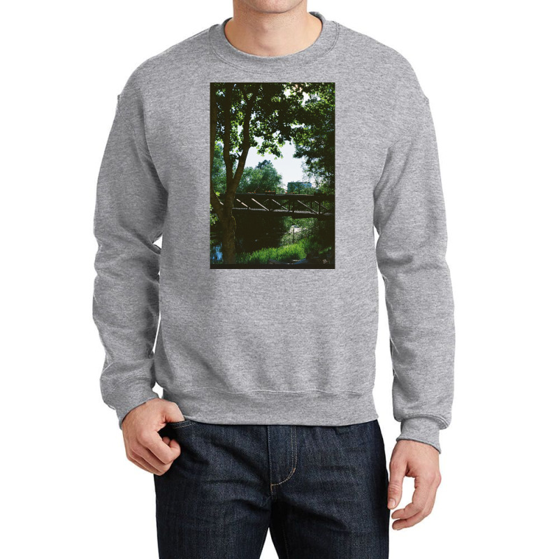 A Bridge In Uppsala, Sweden Premium Stars Crewneck Sweatshirt | Artistshot