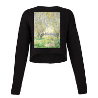 Monet Lady Summer Cropped Sweater | Artistshot