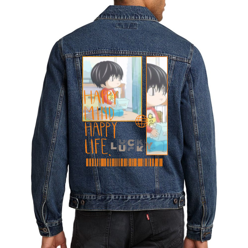 Imagine Kotaro Happy Mind Happy Life Men Denim Jacket by yaiizaivgid | Artistshot