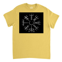 Vegvisir Viking Compass Art Icelandic Staves  Hippie Travel Classic T-shirt | Artistshot