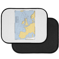 Uk Shipping Forecast Map  Blue Cute Trending Rear Car Mat | Artistshot