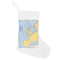 Uk Shipping Forecast Map  Blue Cute Trending Holiday Stocking | Artistshot