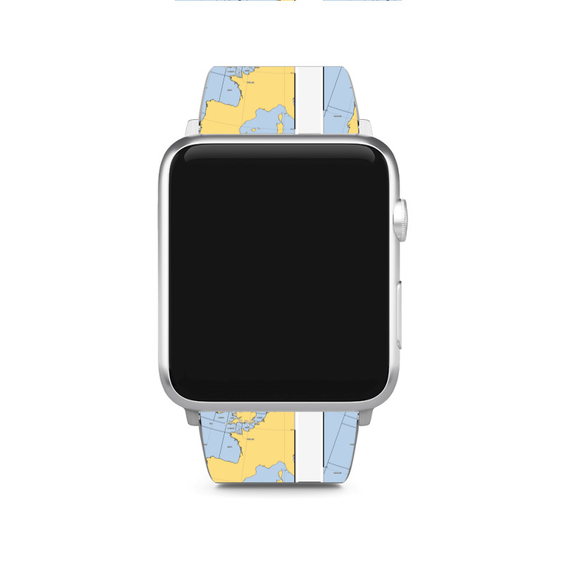 Uk Shipping Forecast Map  Blue Cute Trending Apple Watch Band | Artistshot