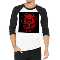 Viking Mode On Dangerous Be Eful Gift Idea  Cute Hippie 3/4 Sleeve Shirt | Artistshot