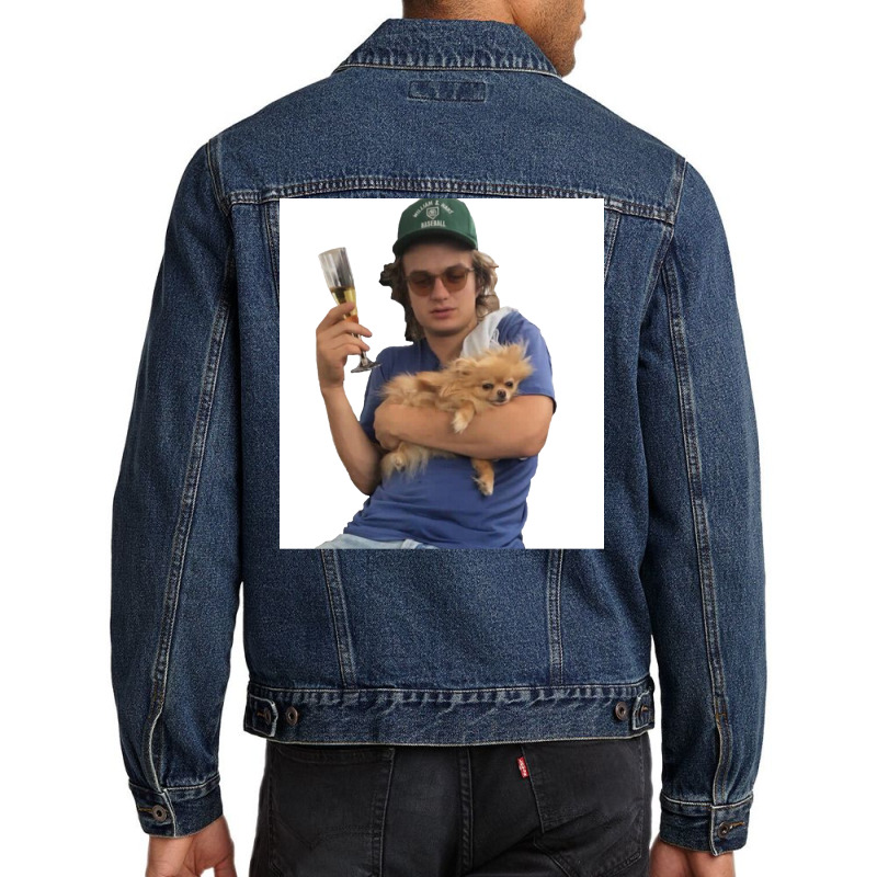 Joe Keery Poster Love Men Denim Jacket | Artistshot