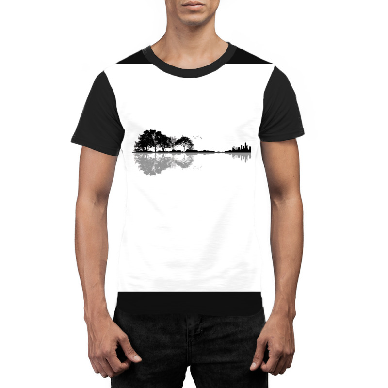 Nature Guitar Graphic T-shirt | Artistshot