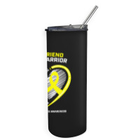 Women Men Yellow Endo Warrior Friend Endometriosis Awareness Skinny Tumbler | Artistshot